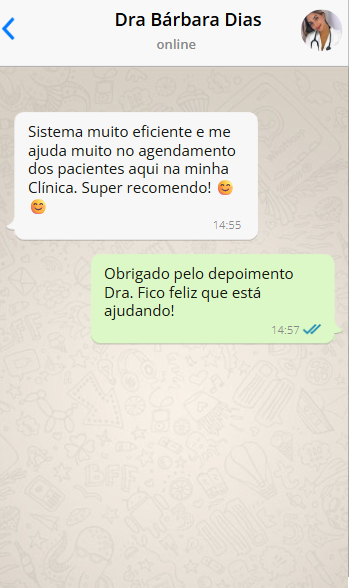 Depoimento de Dra. Bárbara Dias